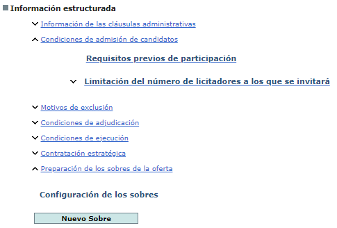 Requisitos previos en un Sistema Dinámico de Adquisición